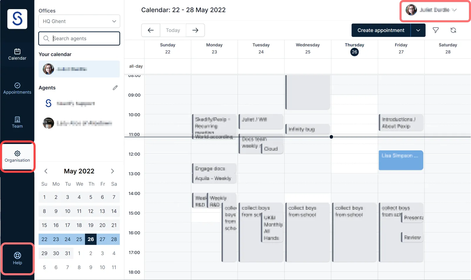 Overzicht Backoffice voor beheerders